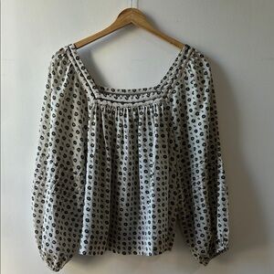 Madewell Lightweight Peasant Blouse